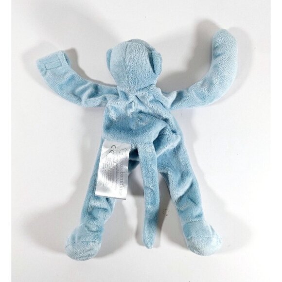 Piccolo  Bambino Blue Monkey Baby Security Blanket Lovey 11" - Picture 2 of 3